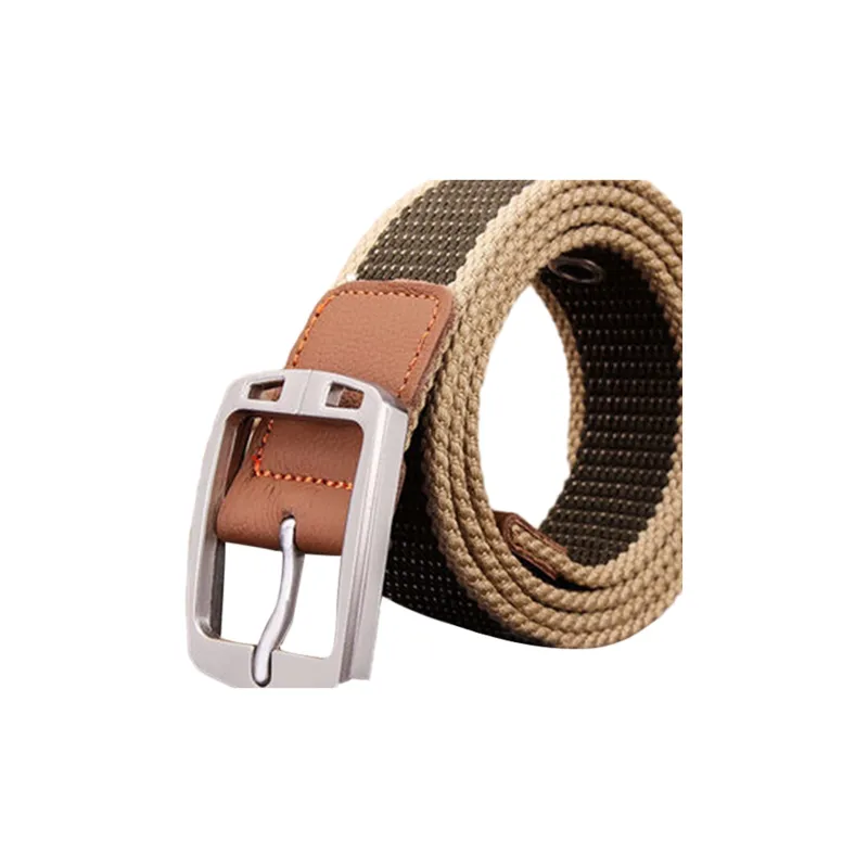 ACUC Canvas Leather Belts Unisex 3.5cm-2
