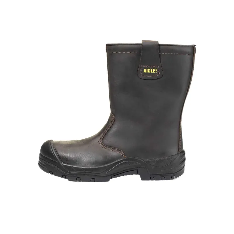 AIGLE Abrasion Resistant Short Mid Calf Outdoor Boots Men's Brown-0