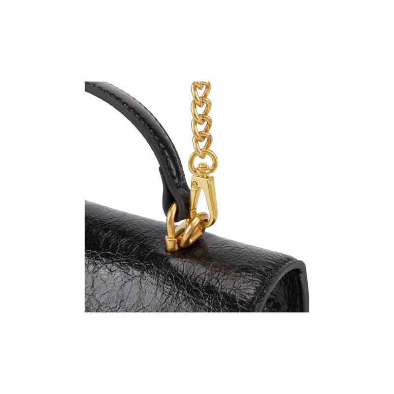 ELLE Cow Leather Handbag Medium Size Women's Multicolor-4