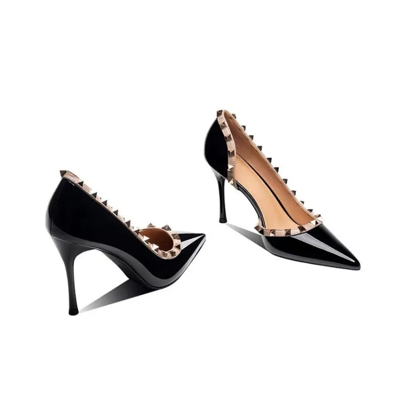 BANWEIDIYA Slim Heel High Heels 10cm Women's-2