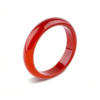 Artisan Lock Heart Jade Chalcedony Bangles Women's