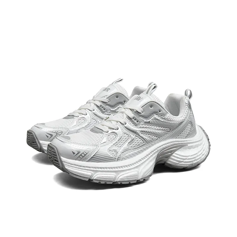 AMICNIEGD Breathable, Slip Resistant, And Abrasion Resistant Low Top Chunky Sneakers Unisex-2