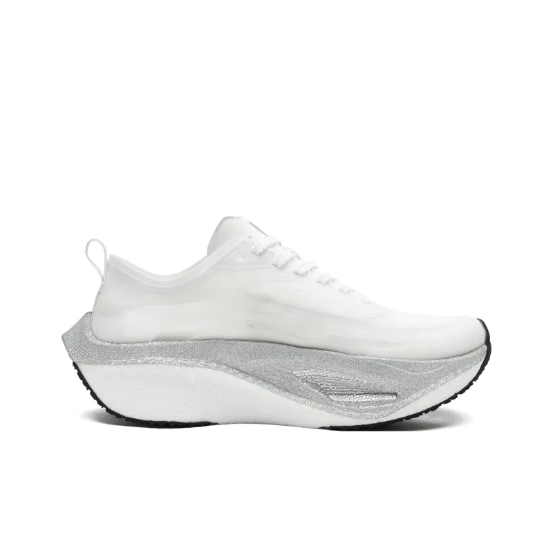 A.KNACKFUSS Cushioning Anti Slip And Wear Resistant Breathable Support Low Top Running Shoes Unisex Silver White-4