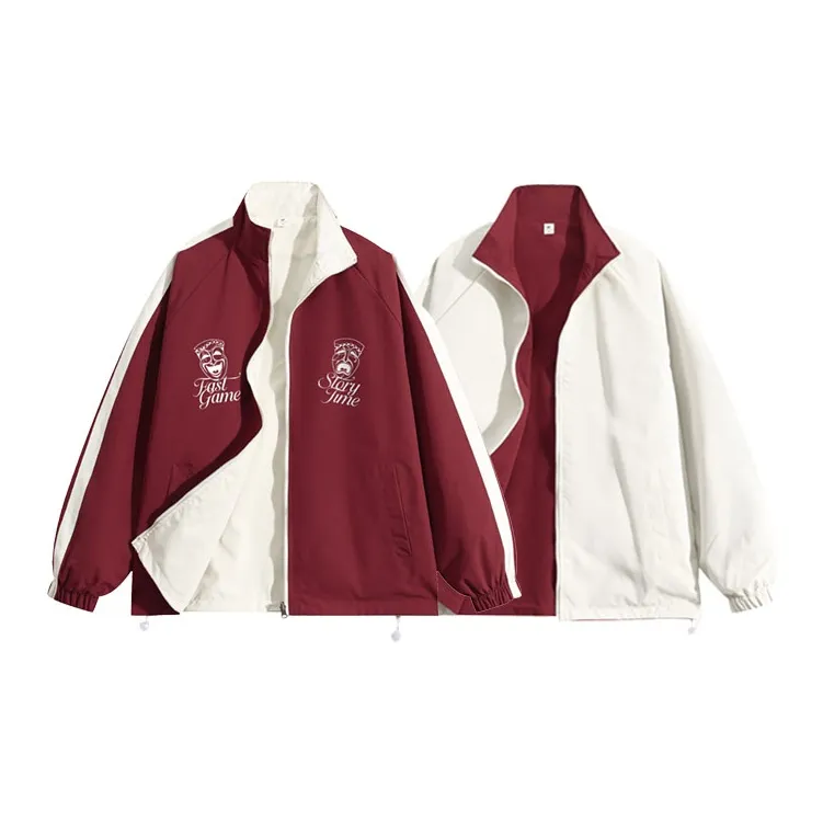 FASTFISH Jackets Coats Unisex Red-1