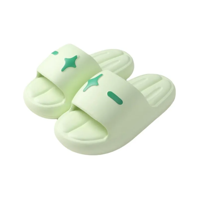 ECAC Men's Summer Outdoor Wear Platform Slip Resistant Indoor Home Couple EVASlippers For Bathroom-6