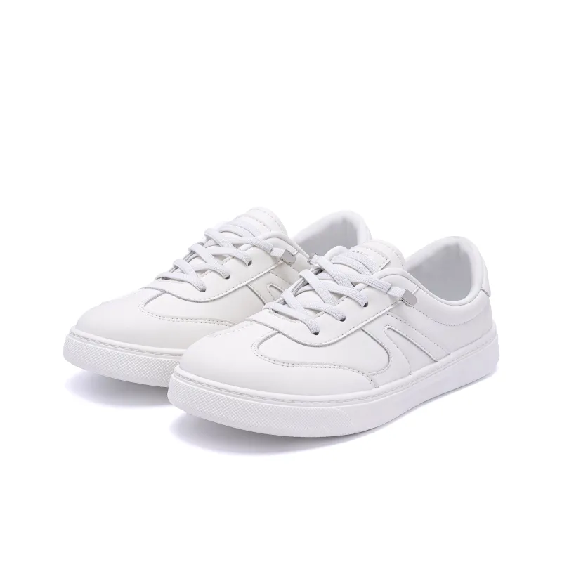 HUANQIU Abrasion Resistant Moisture Wicking Lightweight Low Top Casual Shoes Women's White-1