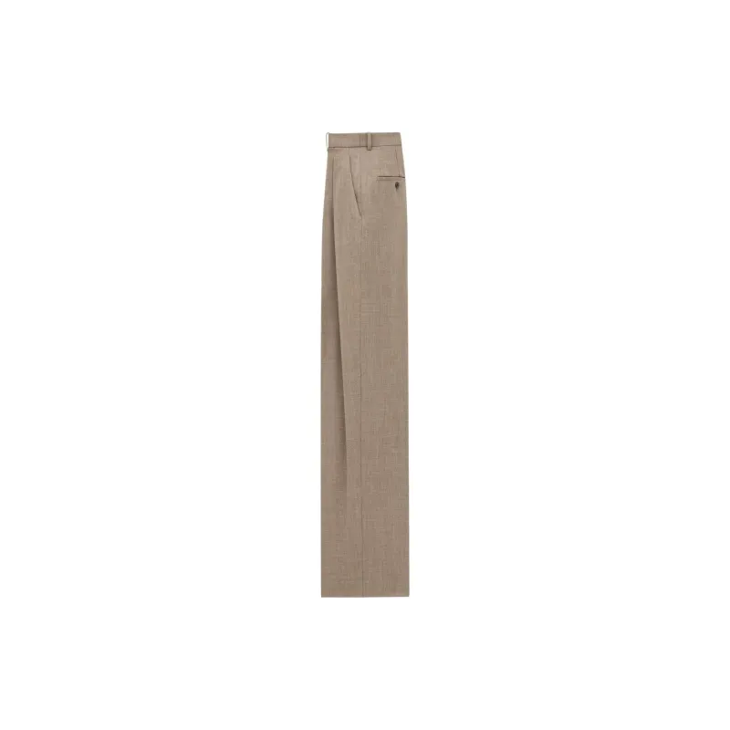 SAINT LAURENT Casual Pants Women's Beige Sand-1