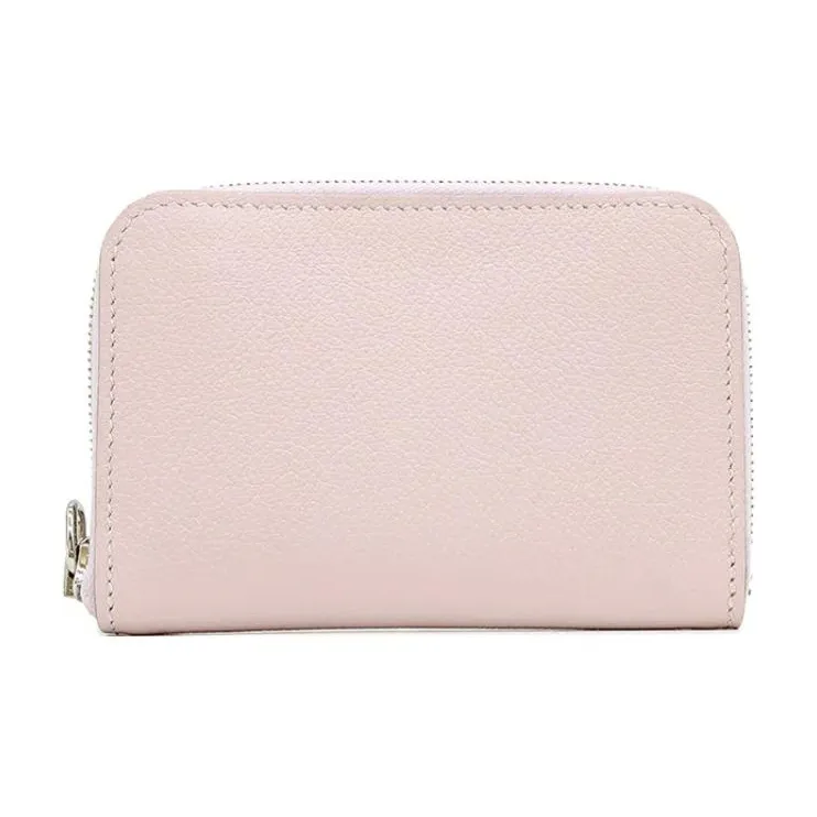 HERMES Evercolor Calfskin Card Holder Women's Light Purple-0
