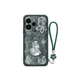 Night Green-DW Flash Diamond Lucky Lotus Green+Floral Bracelet