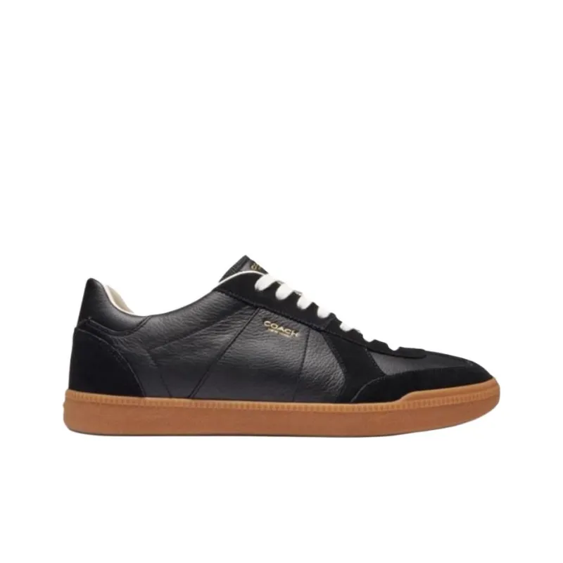 COACH Ellis Low Top Skateboard Shoes Men's Black-1