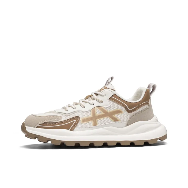 OFFER-AITR Anti-Slip And Wear-Resistant Breathable Low-Top Chunky Sneakers Men's-0
