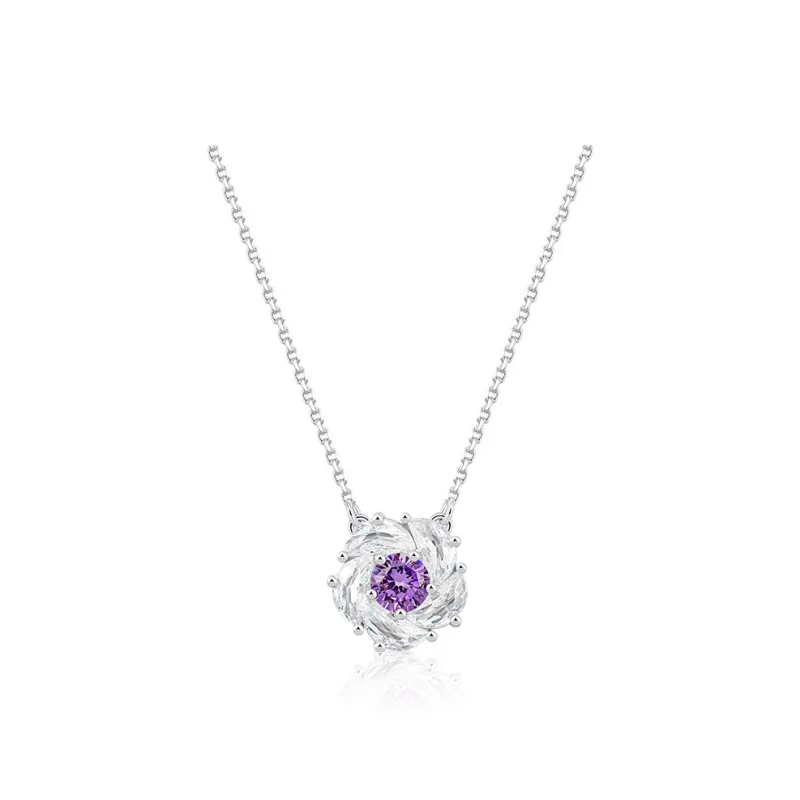 Abyb Charming Synthetic Cubic Zirconia Necklaces Unisex-4