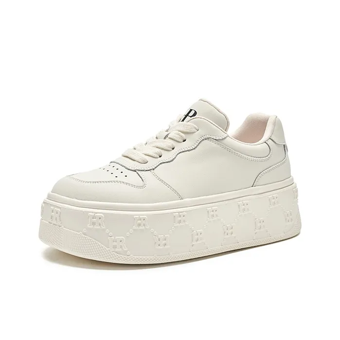HR Low-Top Skateboard Shoes Women's Beige-1