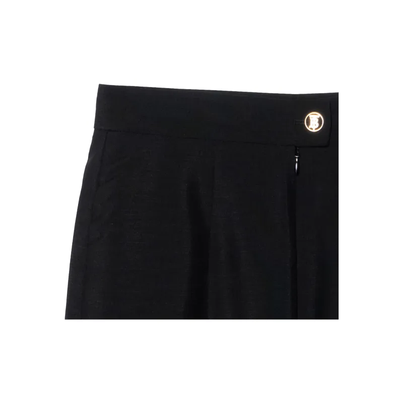 Burberry FW22 Casual Short Skirts Women's Black-8