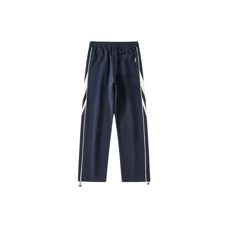 KM Casual Pants Unisex Navy Blue-1