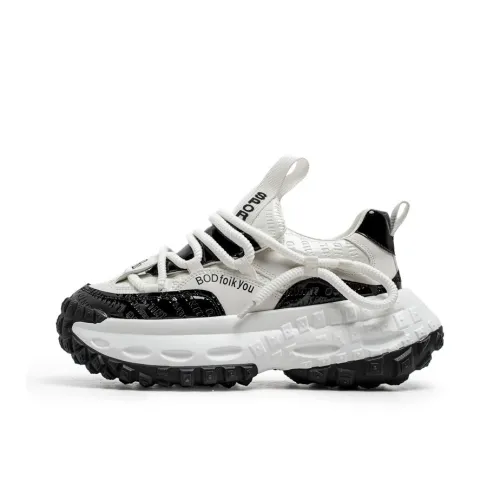 YIVELOVE Abrasion Resistant Breathable Height Increasing Low Top Chunky Sneakers Men's