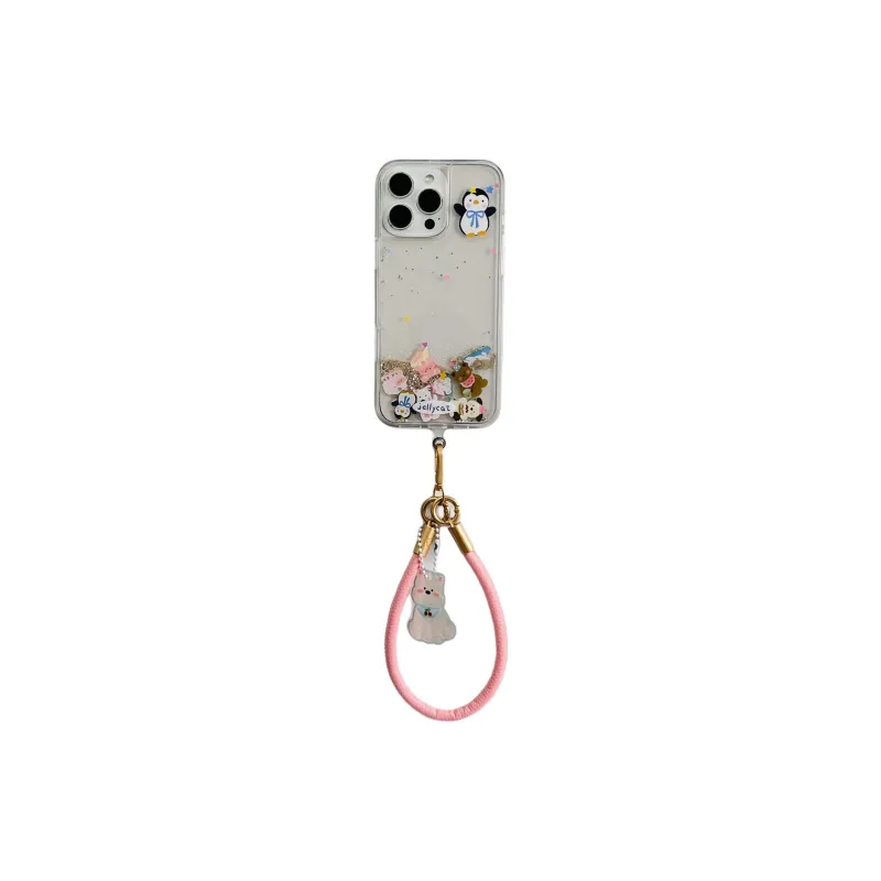 Sopi Acrylic Material Lush Jellycat Animal Doll Phone Cases Compatible With IPhone 16/15 Pro Max/Apple 13/14 Pro/Max-2