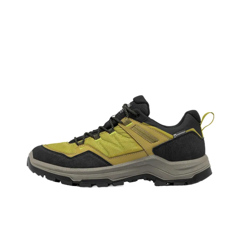 DECATHLON MH100 Waterproof Low Top Hiking Shoes Men's Yellow-0