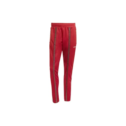 Adidas Originals Adidas Originals Clothing Knitted Sweatpants Men's Rusty Red
