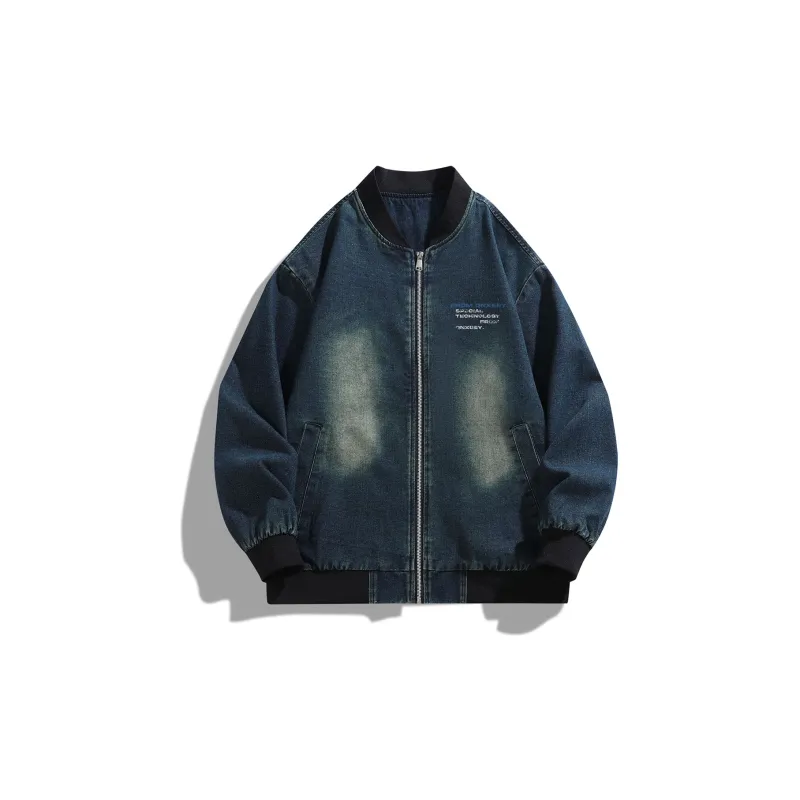 Qnxeey Denim Jackets Unisex-2