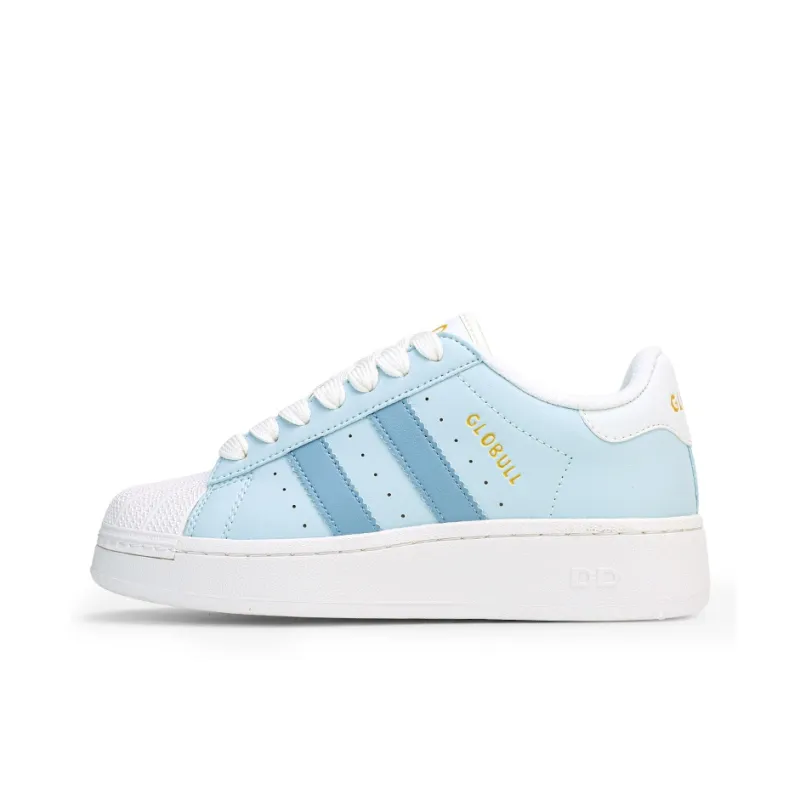 GLO BULL Anti-Slip And Wear-Resistant Breathable Low-Top Skateboard Shoes Unisex Swiss Blue-0