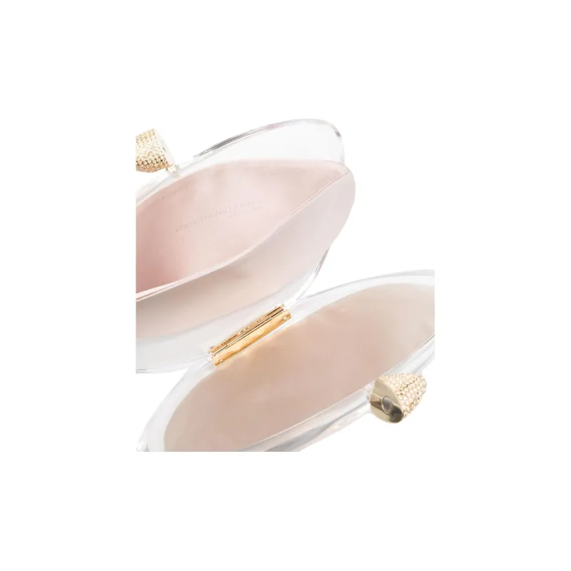 BENEDETTA BRUZZICHES Metal Clutch Women's White-3