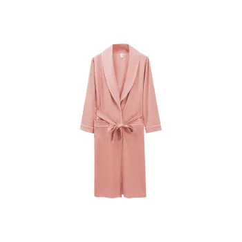 Cotton Gene Pajama Robe Women's Sand Pink