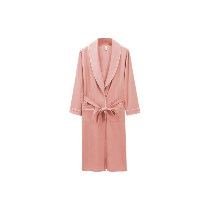 Cotton Gene Pajama Robe Women's Sand Pink-0