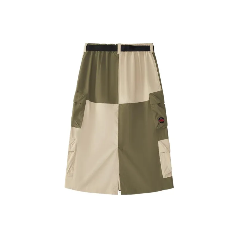 FILA FUSION SS25 Cargo Short Skirts Women's Banana Coffee-1