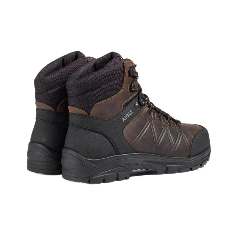 AIGLE Abrasion Resistant Short Outdoor Boots Unisex Brown-3