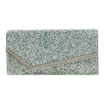 Jimmy Choo Emmie Glitter Detailed Chain Linked Clutch Bag