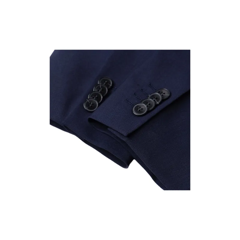 HUGO BOSS Business Suit Coat Men's Dark Blue-4