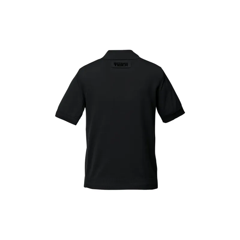 Onitsuka Tiger SS25 KNIT Polo Shirt Men's Black-1