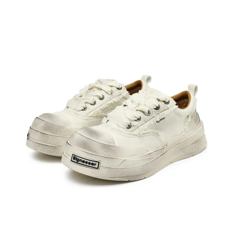 Mo Xu Abrasion Resistant Low Top Canvas Shoes Unisex-6
