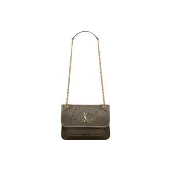 SAINT LAURENT Niki Sheepskin Crossbody Bag, Shoulder Bag Mini Women's Light Musk