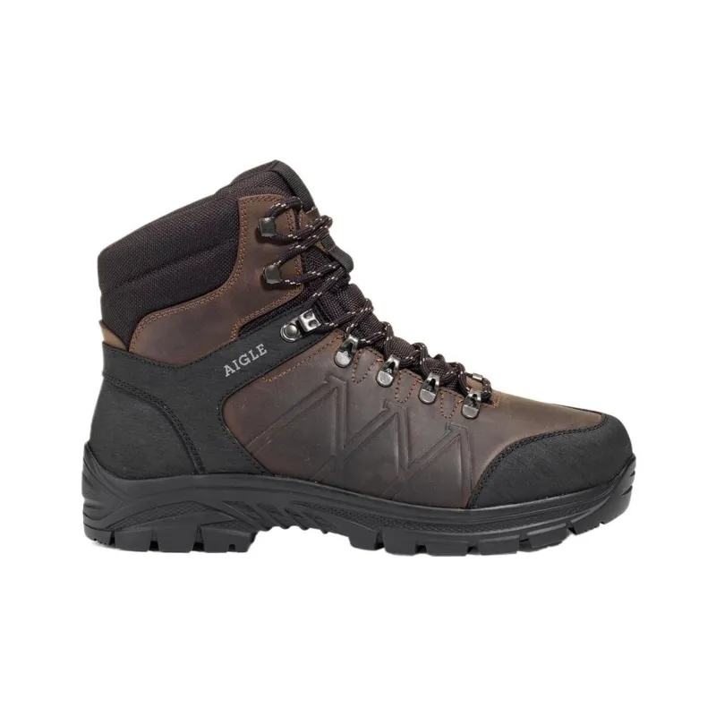 AIGLE Abrasion Resistant Short Outdoor Boots Unisex Brown-1