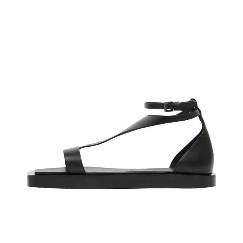 MaxMara One Strap Sandals Women's Black-0