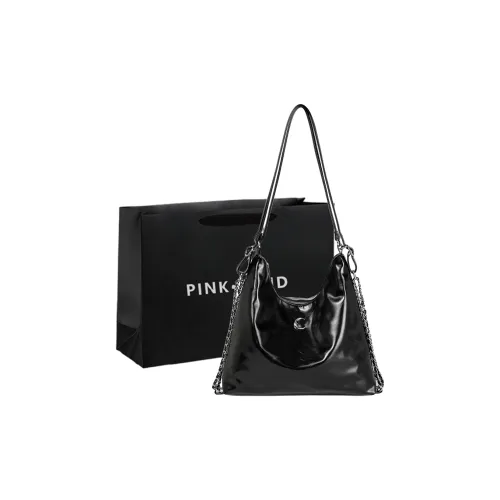 PINK·LAND PU Backpack Tote Bag Shopping Bag Shoulder Bag Regular Women's Black