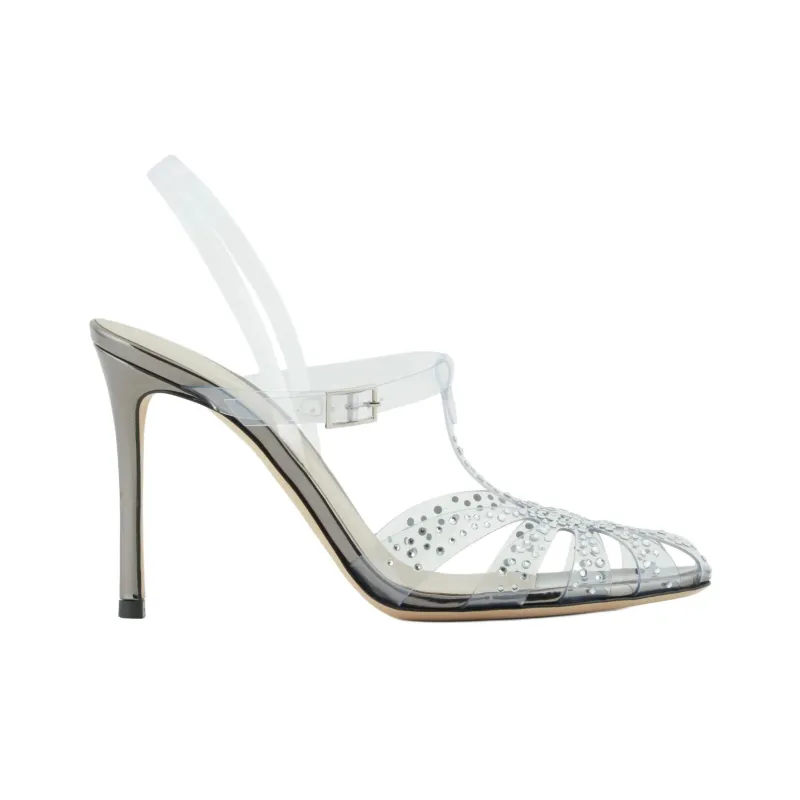 AMANI Slim Heel High Heels Women's Gray-1