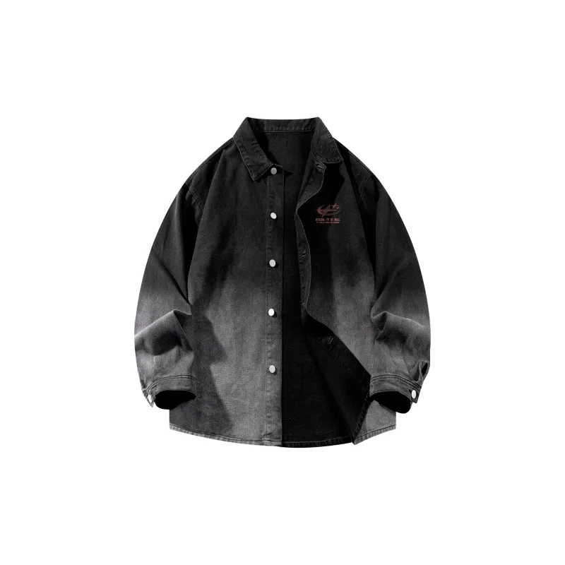 A.X.S.K Denim Jacket Unisex Black-0