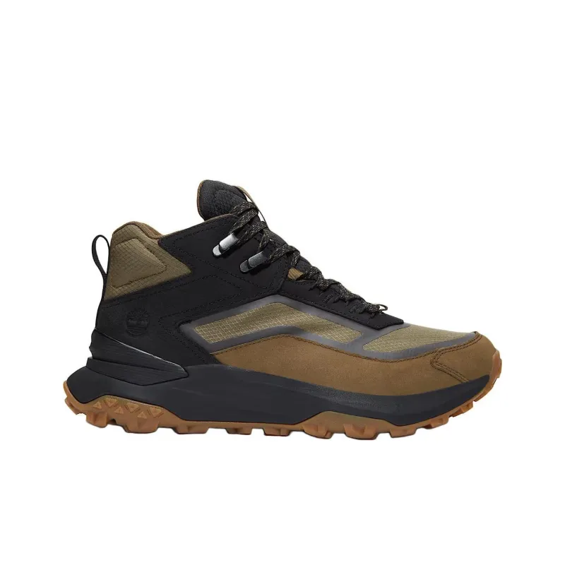 Timberland Motion Anti Slip Wear Resistant Mid Top Hiking Shoes Men's Black-1