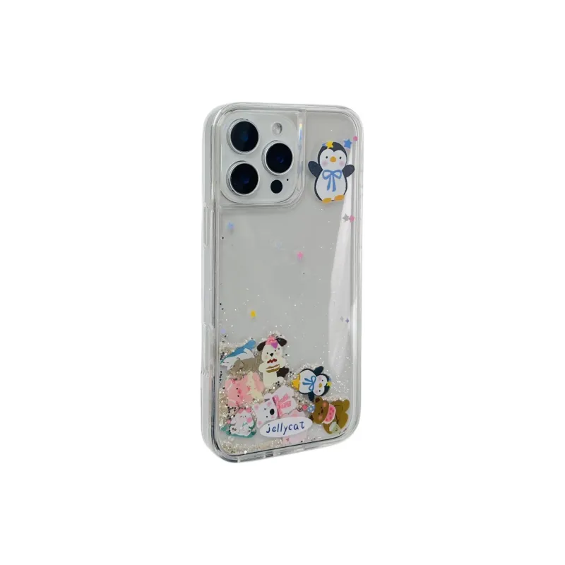 Sopi Acrylic Material Lush Jellycat Animal Doll Phone Cases Compatible With IPhone 16/15 Pro Max/Apple 13/14 Pro/Max-4