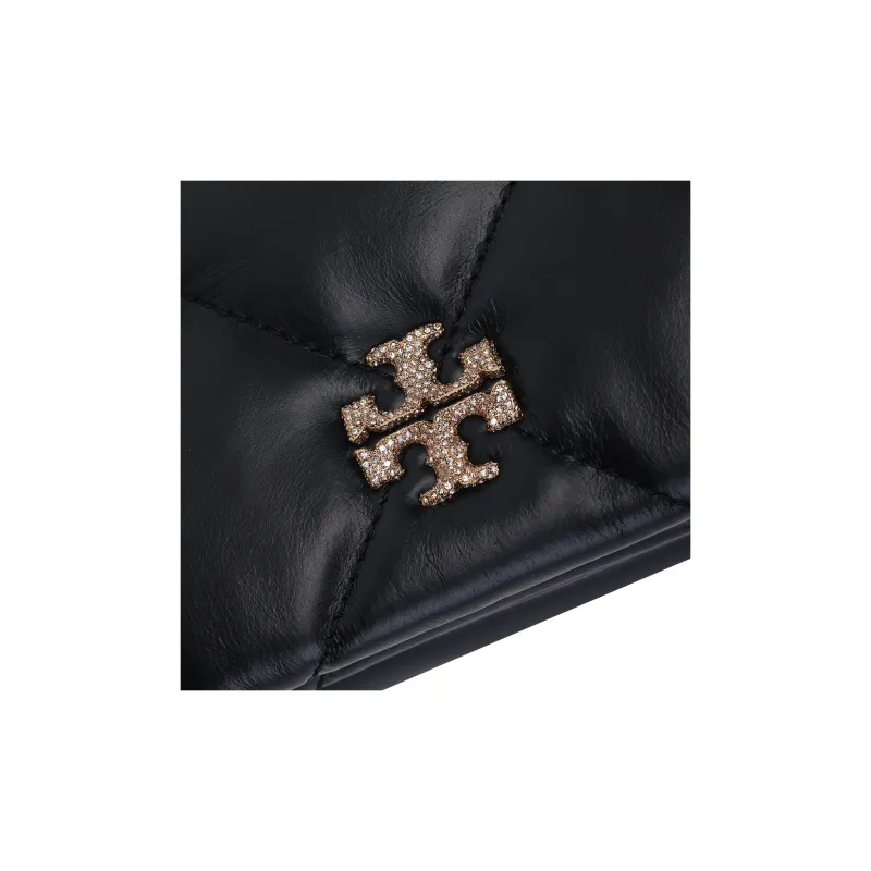 TORY BURCH Kira Nappa Leather Crossbody Bag, Shoulder Bag Women's Black-4