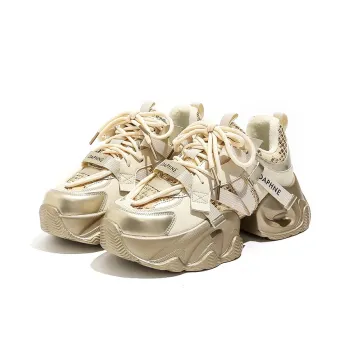 DAPHNE Slip Resistant Low Top Chunky Sneakers Women's