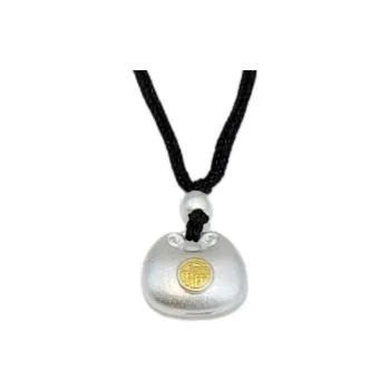 Silver Arashi Sterling Silver Pendant 999 Fine Silver Unisex
