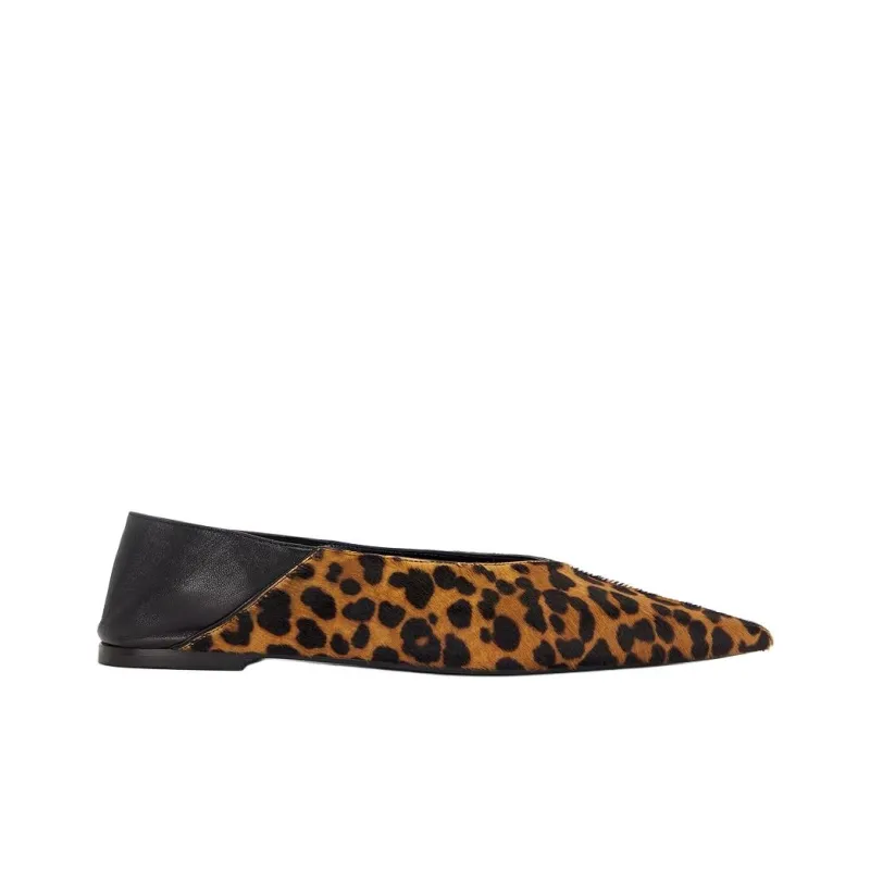 SAINT LAURENT Casual Single Shoes Women's Black Brown-1