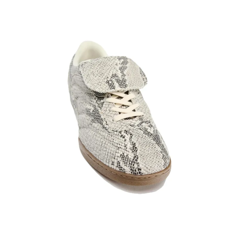 ZARA Abrasion-Resistant Low-Top Casual Shoes Women's Snakeskin Print-2