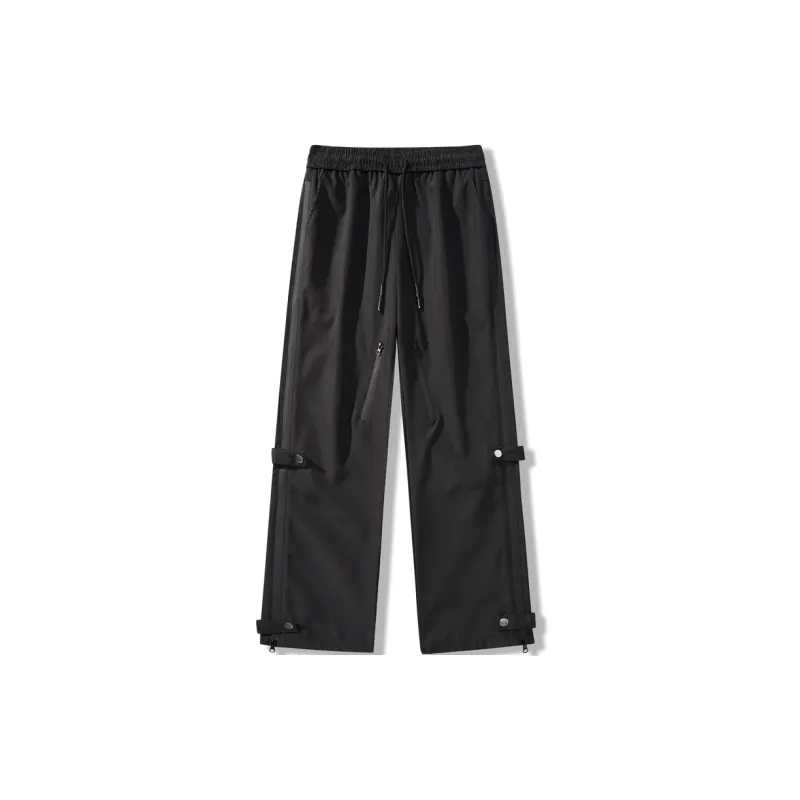 FA2LO Casual Pants Unisex Black-2