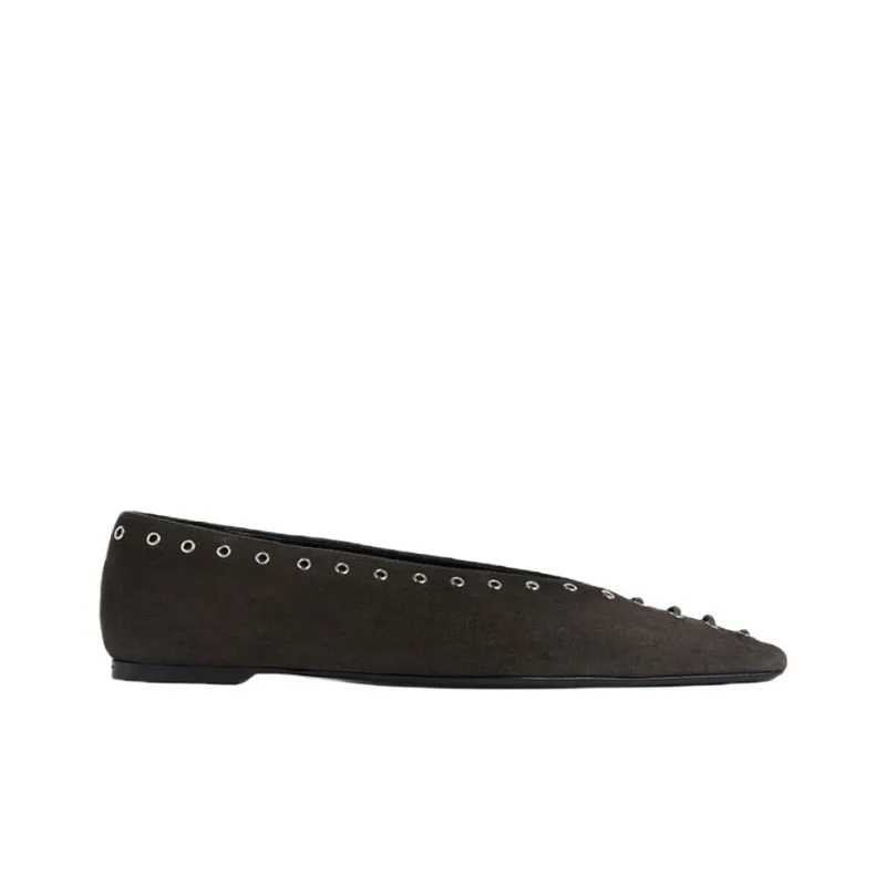 TOTEME Casual Single Shoes Women's Black Pepper Color-1