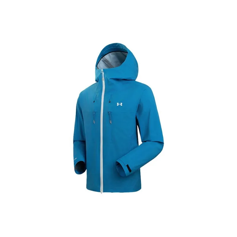 Under Armour SS25 Waterproof, Windproof, Breathable, Abrasion Resistant, Rainproof Windbreaker Jacket Men's Storm Blue-0